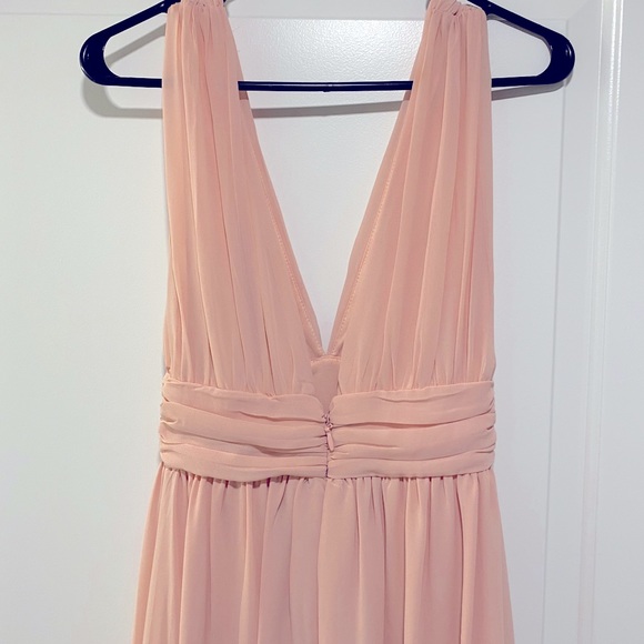 Lulu’s Heavenly Hues Blush Maxi Dress - Picture 5 of 8